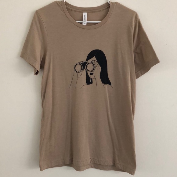 Tops - NWOT Gold Henn Kim Shirt